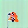 Symbol eines Grenzübergang-Schildes