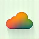 Symbol einer Wolke für die digitale Vignette